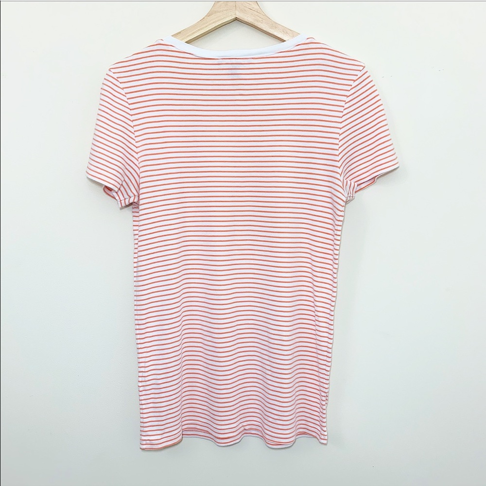 Ralph Lauren Striped V Neck Tee - Picture 3 of 3